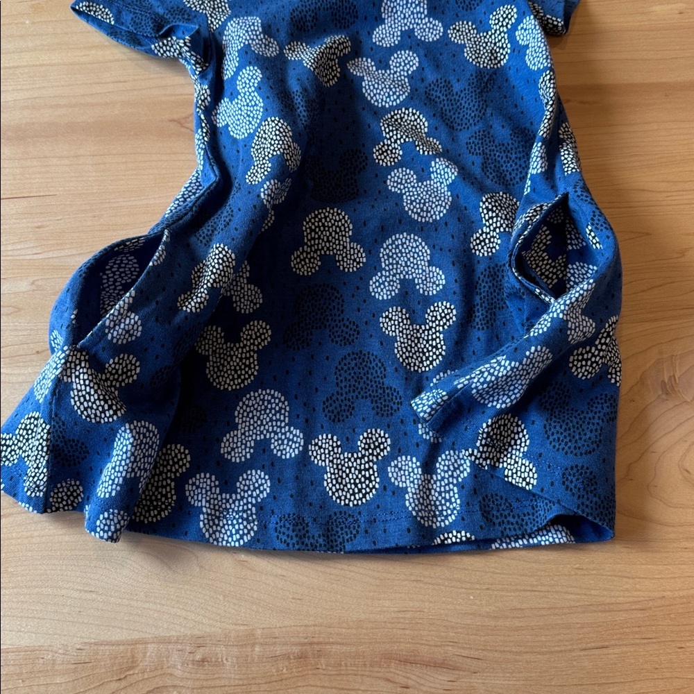Hanna Andersson x Disney Blue Mickey Mouse Dress 3T with Pockets - Picture 3 of 4